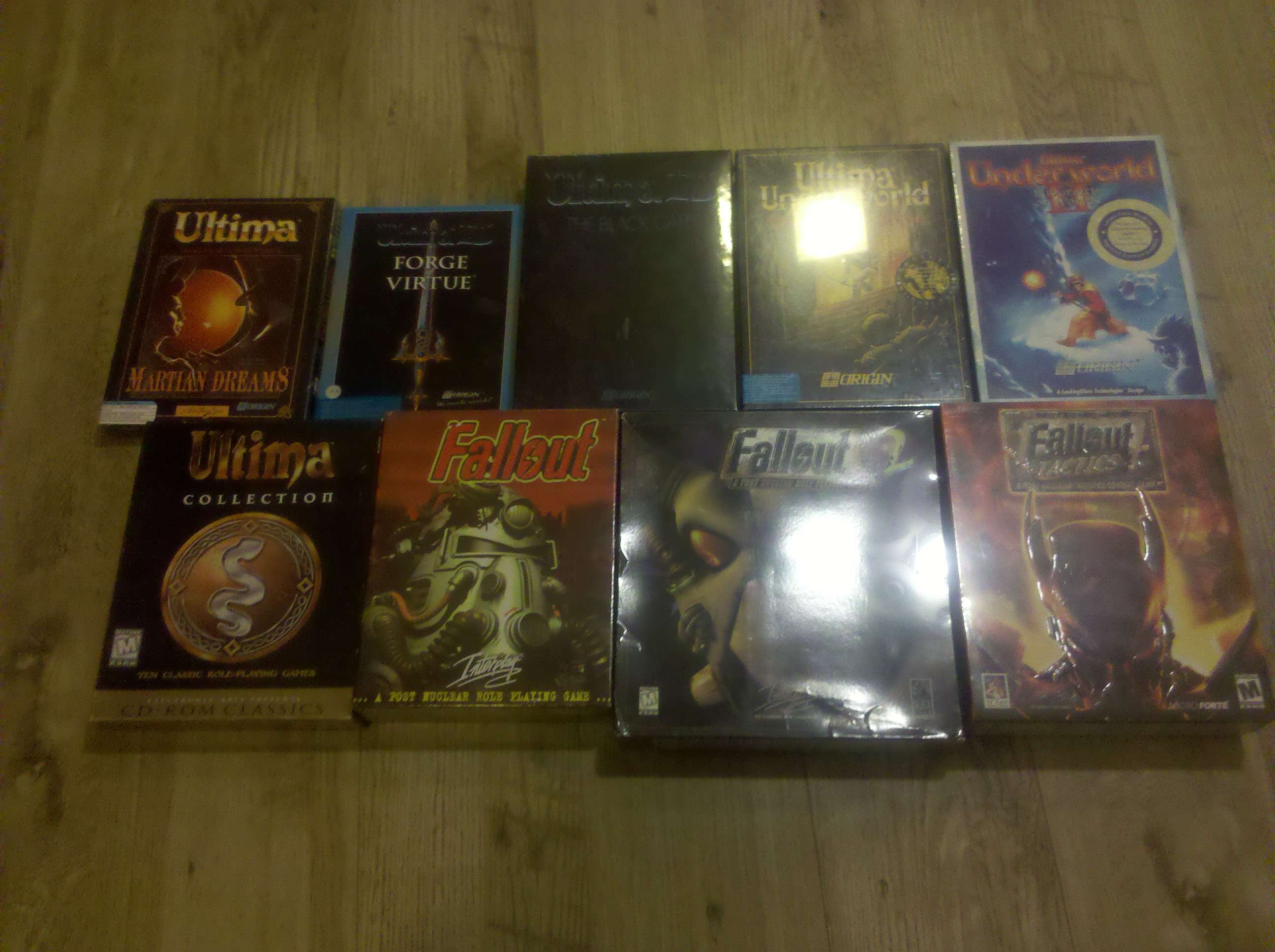 Legends of Valour, Wizardry Gold, Thunderscape, Darklands, and Eye of
